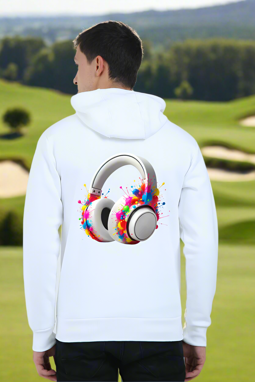 Headphone Unisex Zipped Hoodie