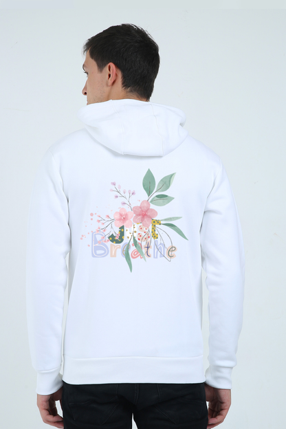 Just Breathe Unisex Zipped Hoodie