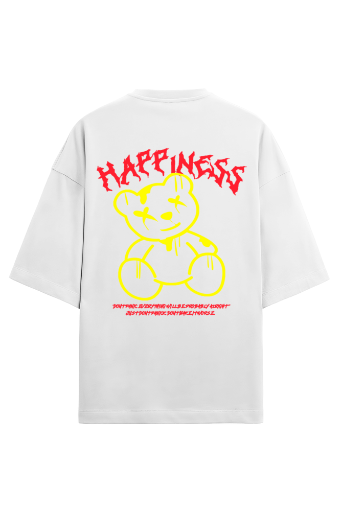 Happiness Unisex Terry Oversized T-Shirts