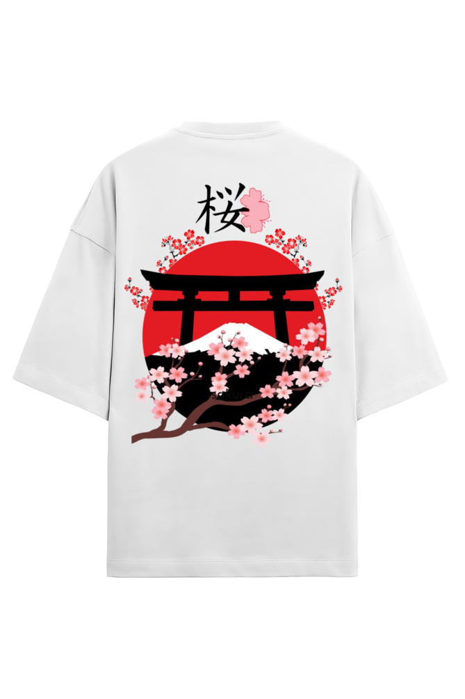 Sakura Terry Oversized T-Shirt