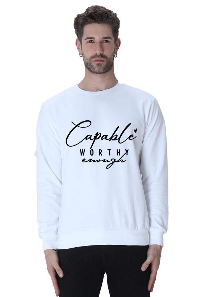 Capable Casual Sweatshirt White
