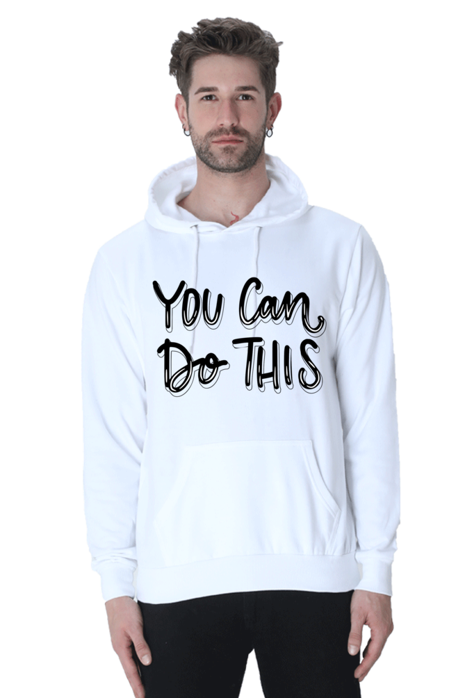 You can do this Casual Hoodie White