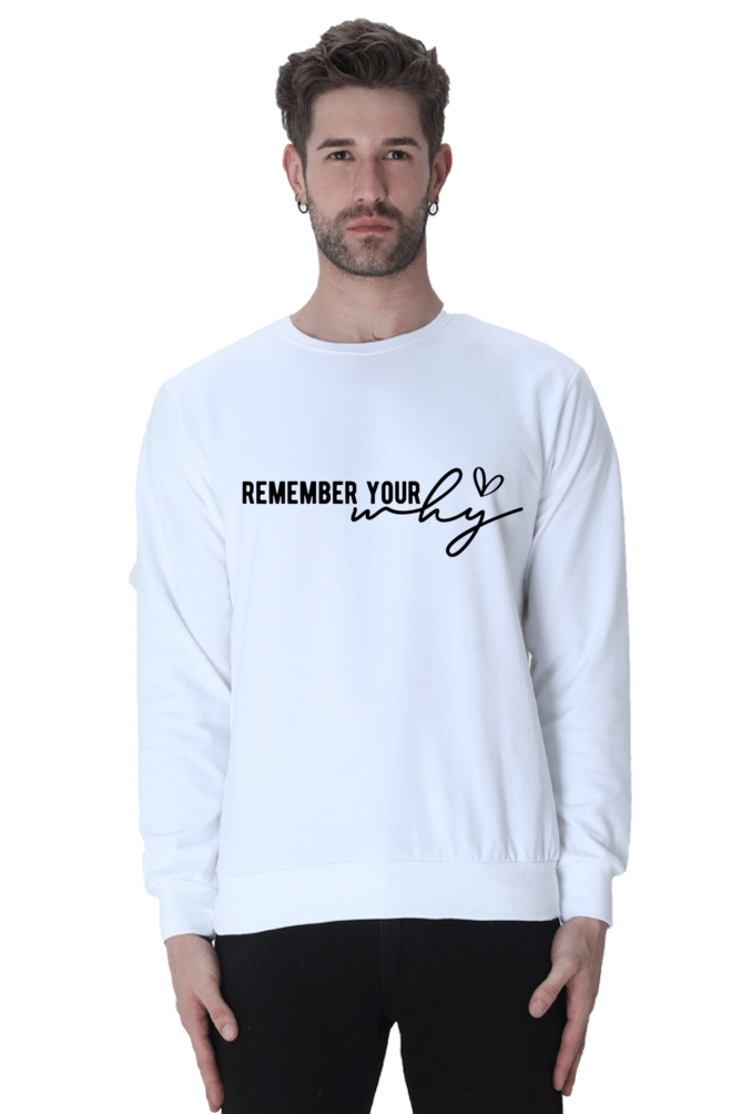 Remember Casual Sweatshirt White