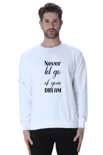 Never Let go Casual Sweatshirt White
