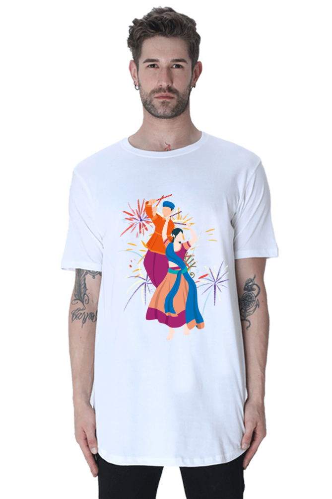 Unisex Dandiya Long T-Shirt