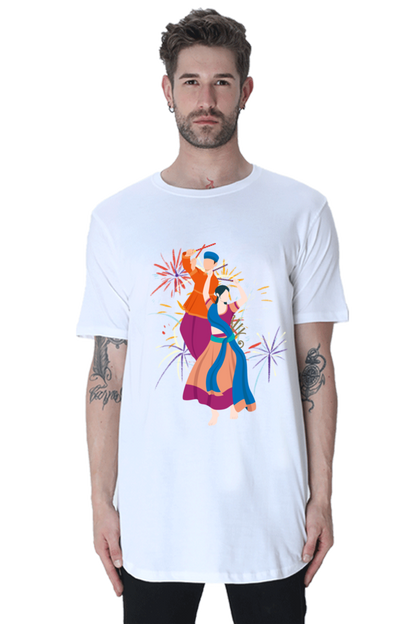 Unisex Dandiya Long T-Shirt