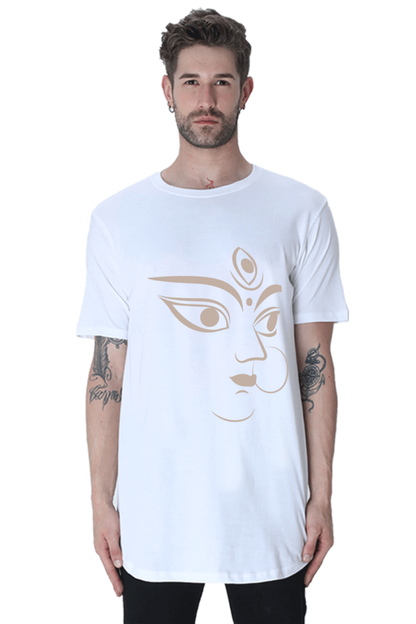 Unisex Pious Long T-Shirt White