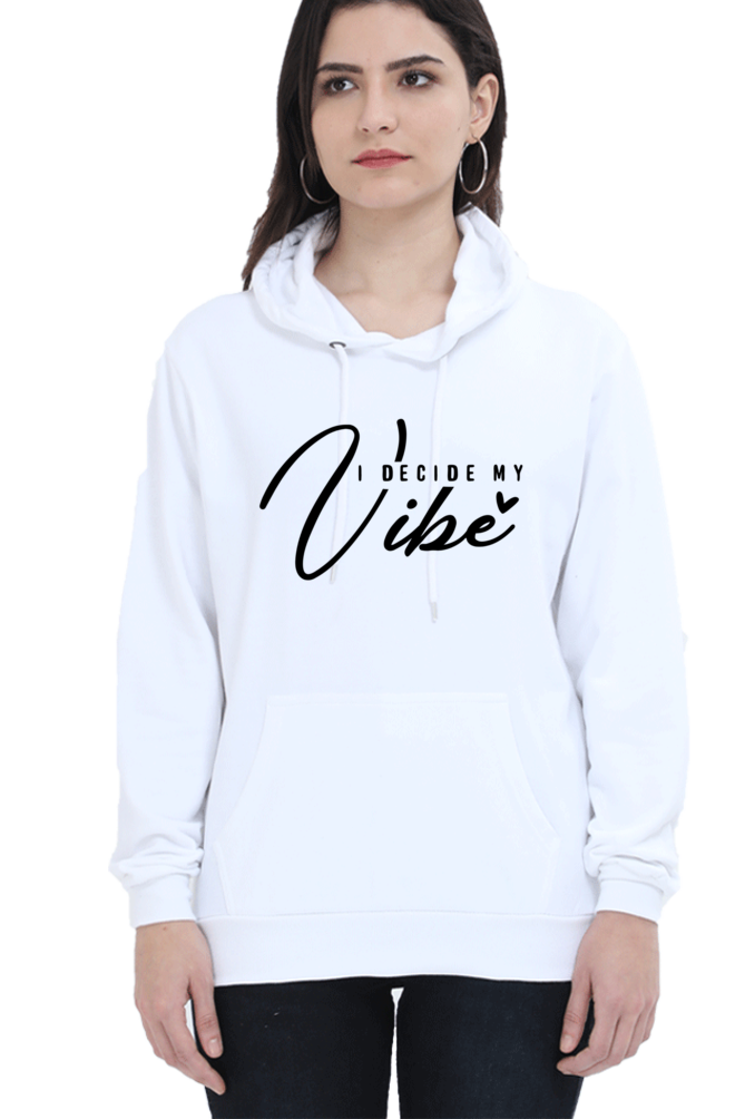 I decide my Vibe Casual Hoodie White