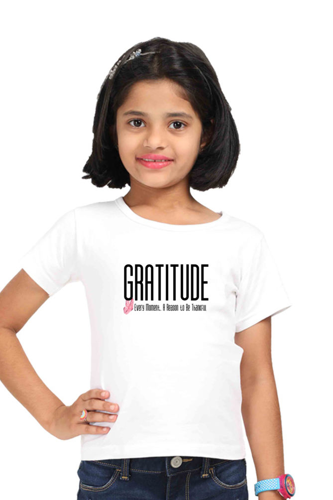 Gratitude Kids T-Shirt White
