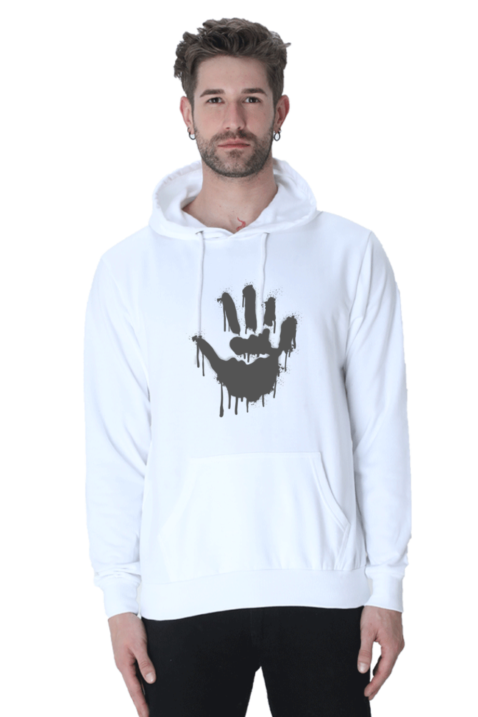 Palm Unisex Casual Hoodie White