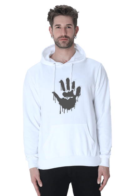 Palm Unisex Casual Hoodie White