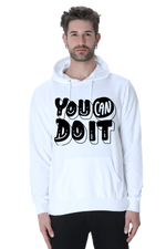 You can do it Casual Hoodie White