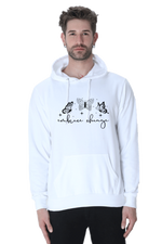Embrace Change Casual Hoodie White