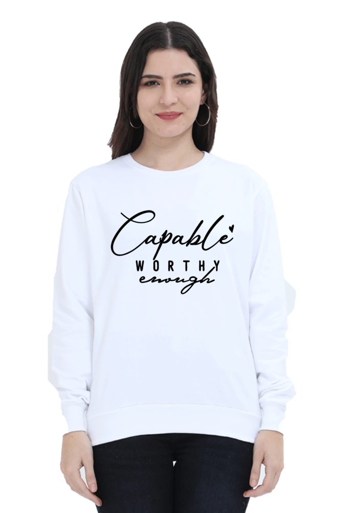 Capable Casual Sweatshirt White