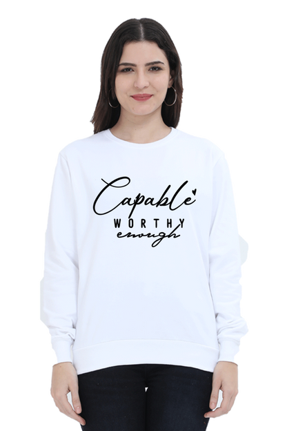 Capable Casual Sweatshirt White