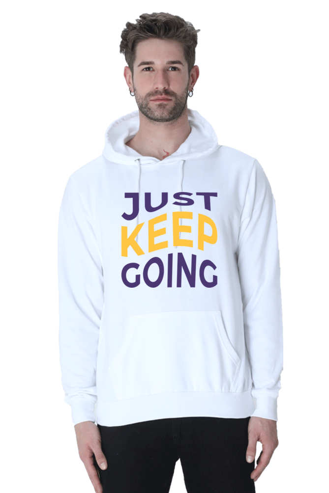 Just Keep Going Unisex Casual Hoodie