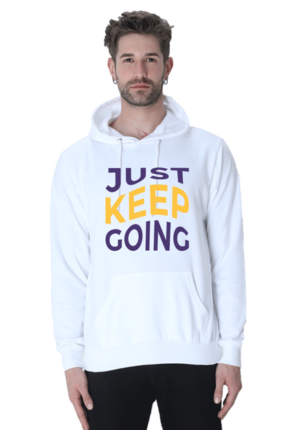 Just Keep Going Unisex Casual Hoodie