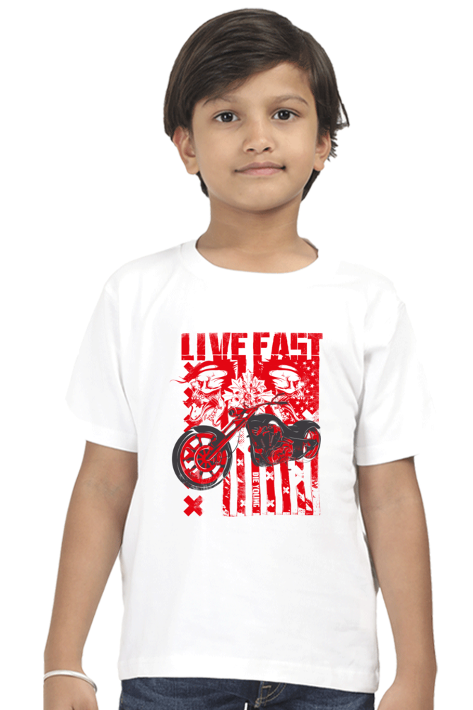 Bike Kid's T-Shirt White