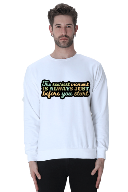 Start Unisex Casual Sweatshirt White