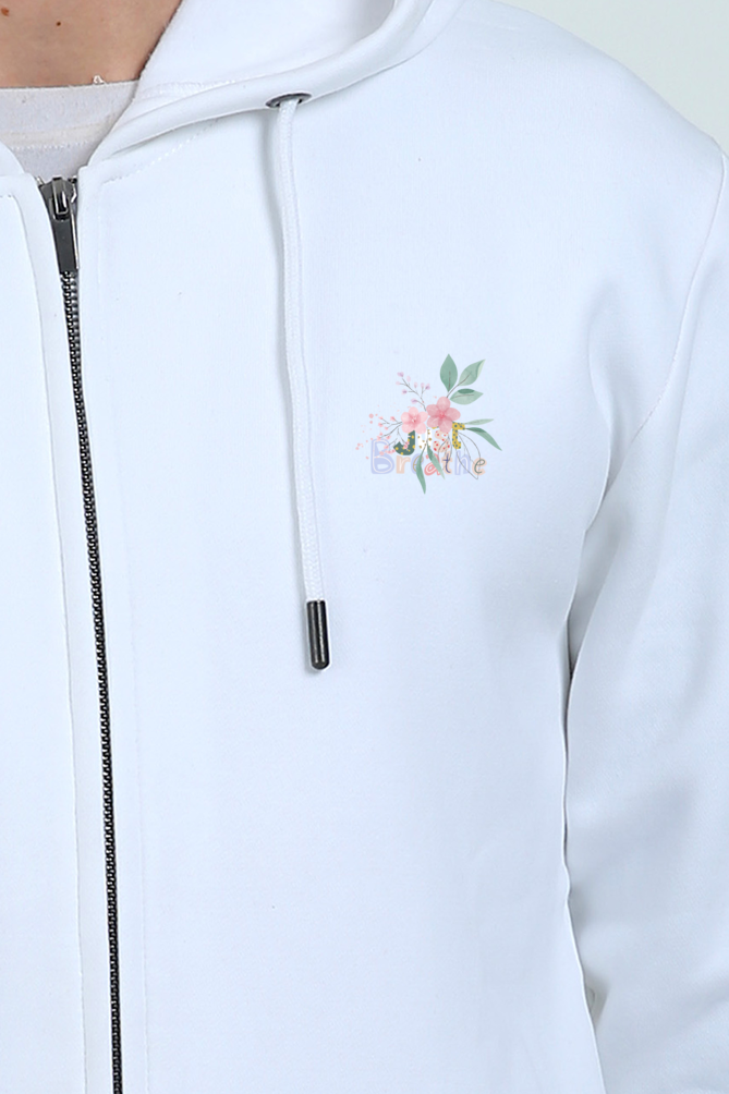 Just Breathe Unisex Zip hoodie
