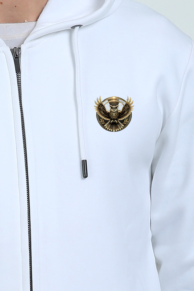 Owl Unisex Zip Hoodie