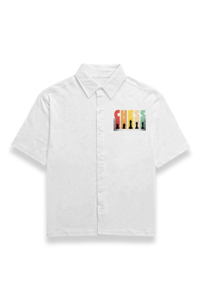 Chess Oversized Cotton Shirt