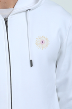 Flower Spike Unisex Zip hoodie