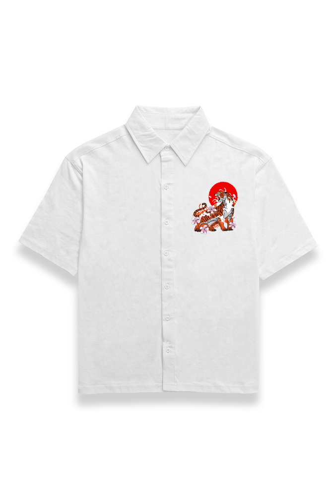 Tiger Oversized Cotton Shirt