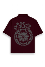 Breakthrough Oversized Shirt Maroon