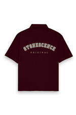 Original Oversized Shirt Maroon