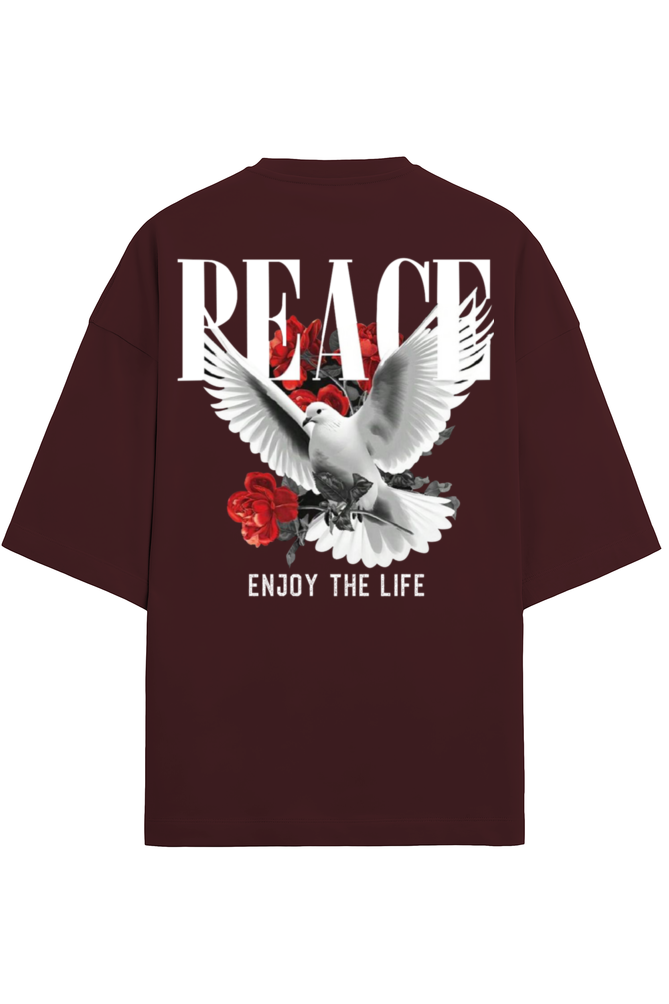 Peace Unisex Terry Oversized T-Shirts