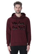 You can do this Casual Hoodie Maroon