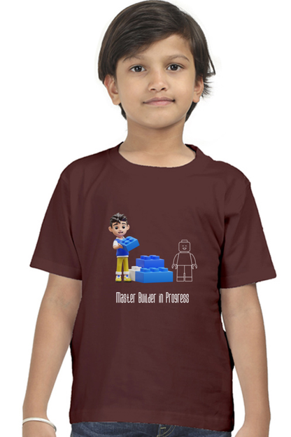 Lego Build Lite Kids T-Shirt Maroon