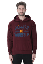 Always be yourself Casual Hoodie Maroon
