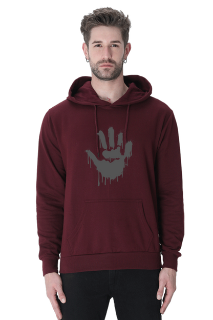 Palm Unisex Casual Hoodie Maroon