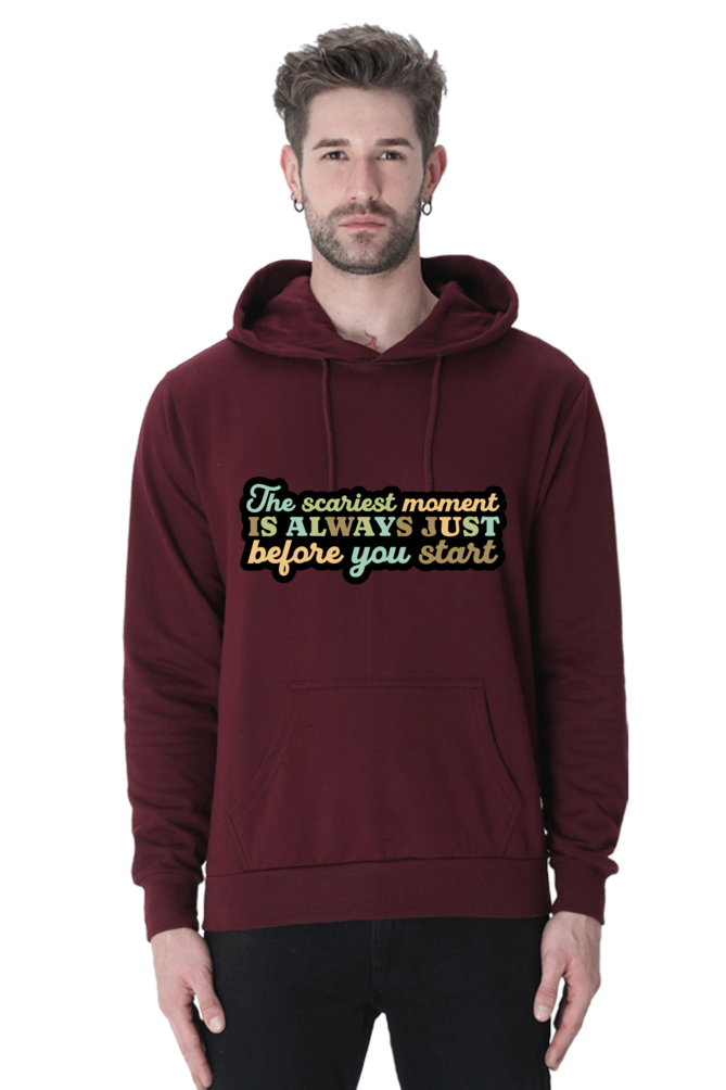 Start Casual Hoodie Maroon