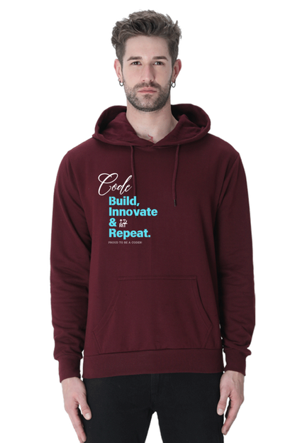 Coder Casual Hoodie Maroon