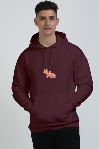 Sakura Unisex Oversized Hoodie Maroon