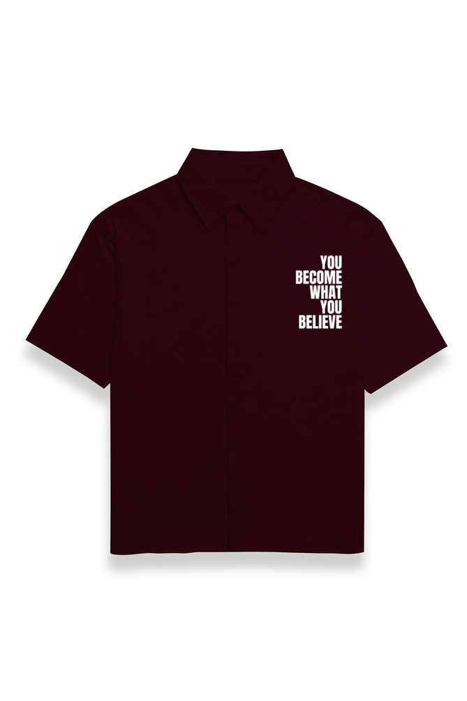Believe Oversized Cotton Shirt