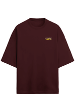 Stonescence 2023 Terry Oversized T-Shirt Maroon