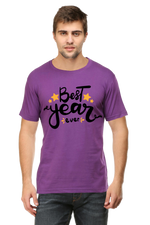 Best Year Half Sleeve T-Shirt Purple