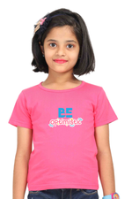 Be Optimistic Kids T-Shirt Pink