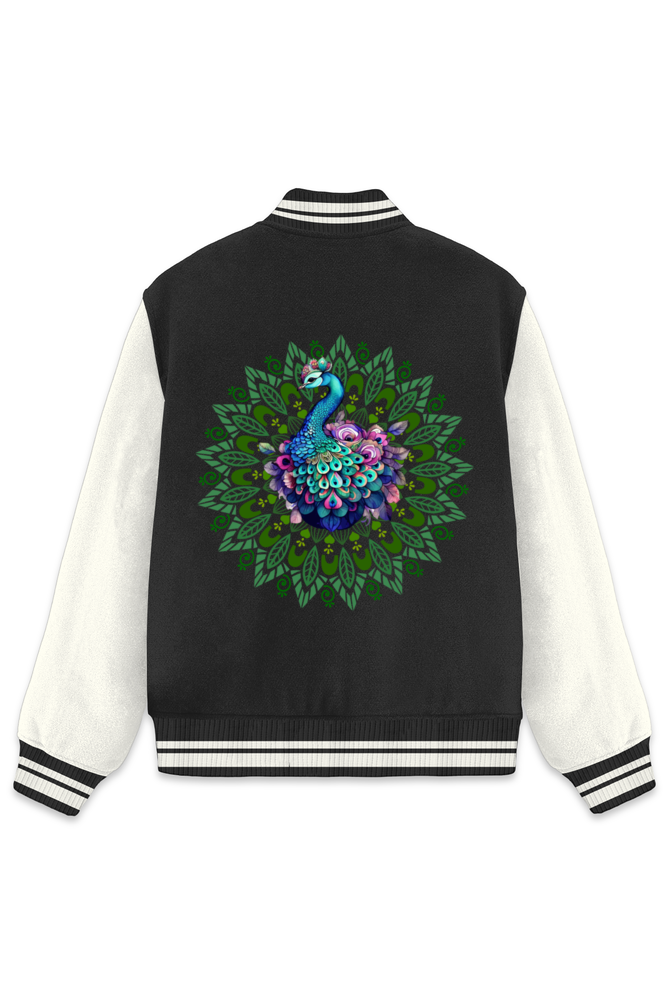 Peacock Varsity Jacket