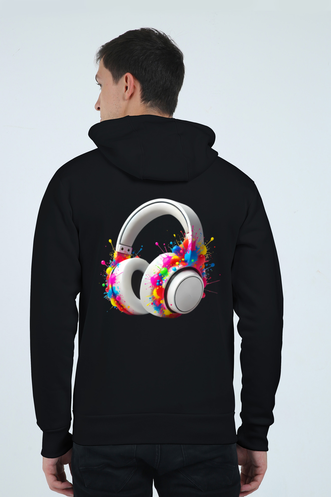 Headphone Unisex Zipped Hoodie