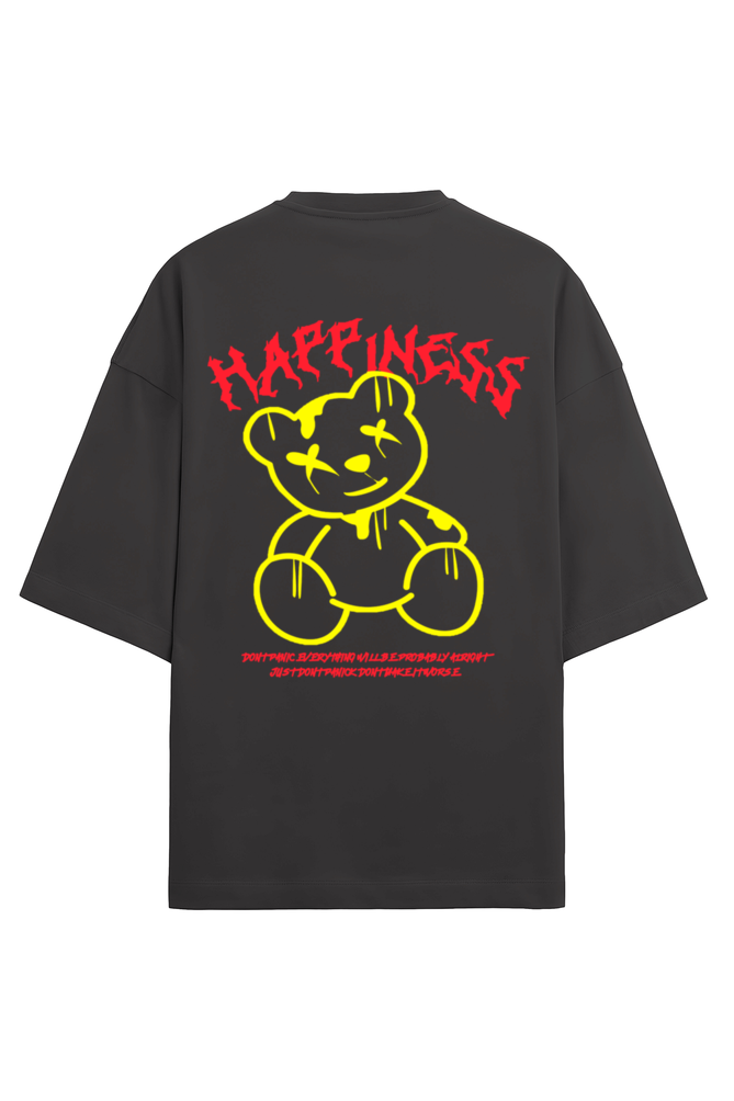 Happiness Unisex Terry Oversized T-Shirts