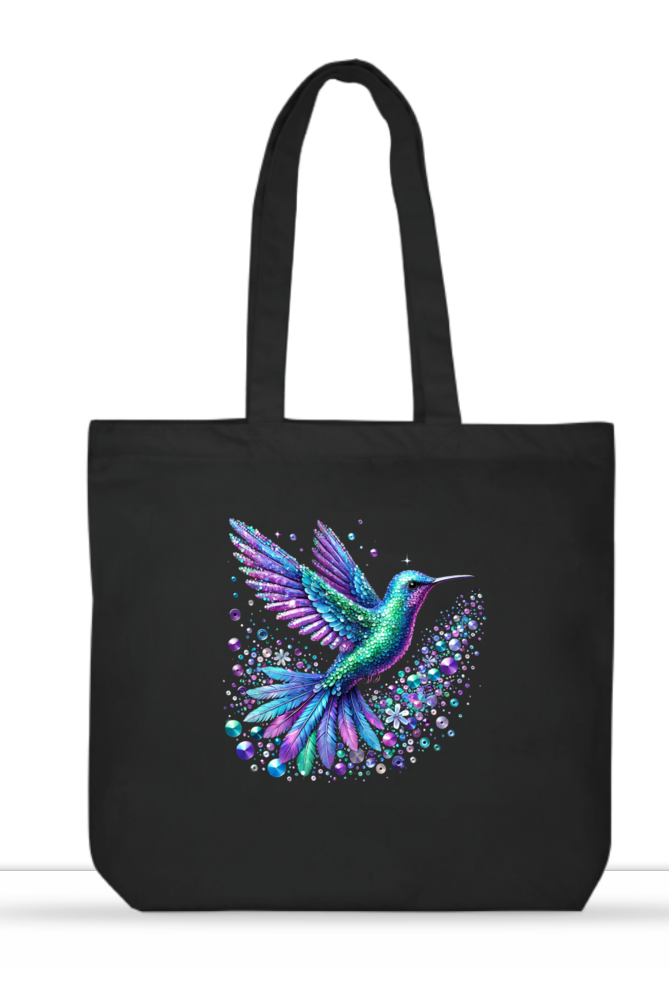 Women Black Hoodie and Tote Bag