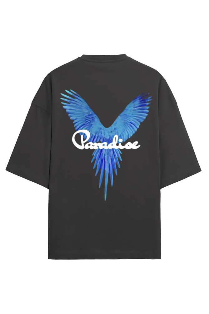 Paradise white Unisex Terry Oversized T-Shirts