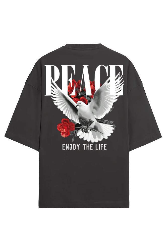 Peace Unisex Terry Oversized T-Shirts