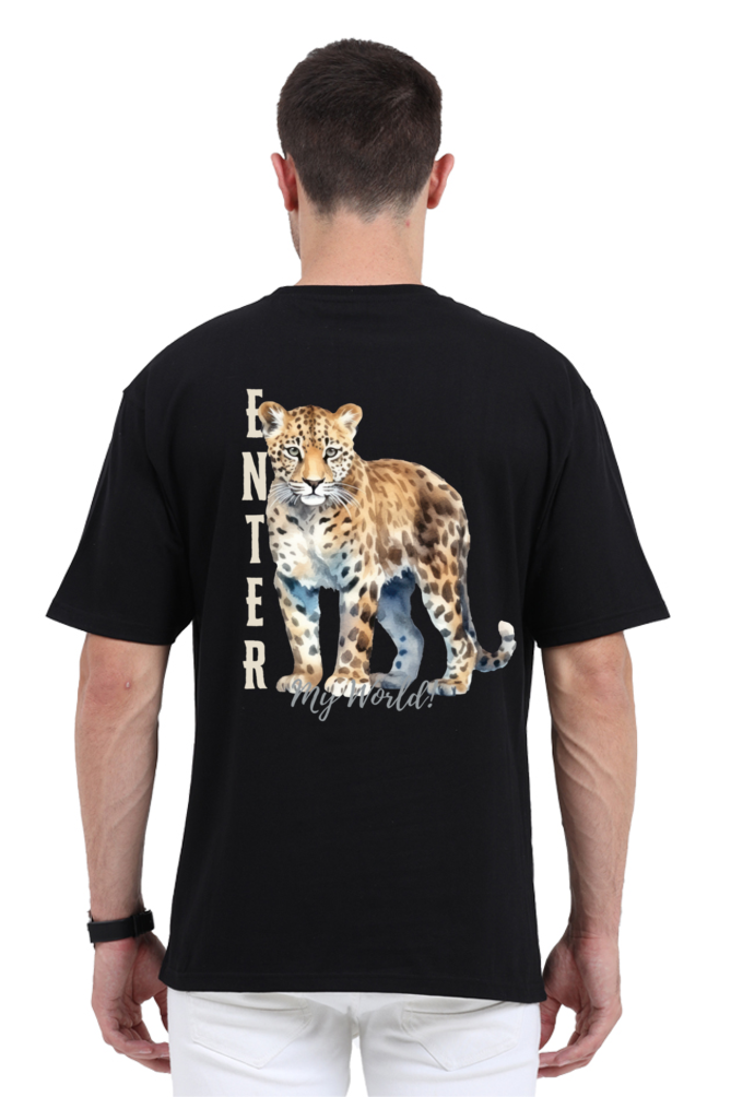 Jungle Fever Oversized T-Shirt Black