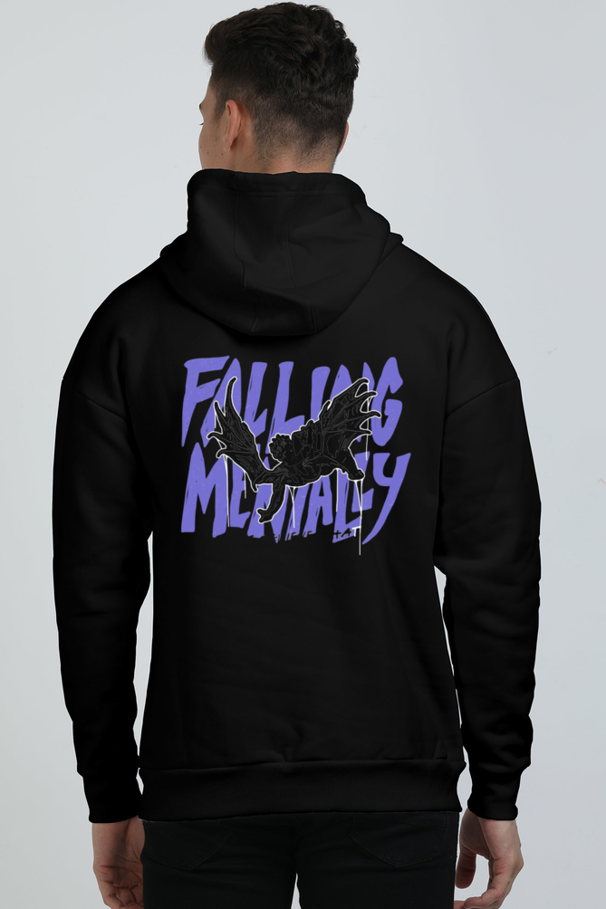 Falling White Unisex Oversized Hoodie